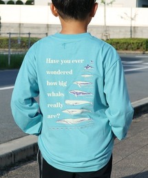 KRIFF MAYER Kid's Collection（クリフメイヤーキッズコレクション）の「温調プリントロンT(くじら)（Tシャツ/カットソー）」