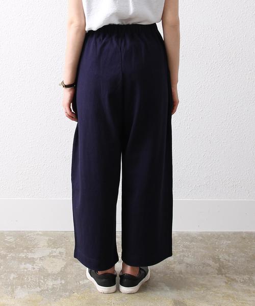 coen（コーエン）の「カットタックワイドパンツ（ブラック⇒WEB限定カラー）（その他パンツ・レディース・ブラック/グレー/ネイビー・LARGE/MEDIUM）」の13枚目の写真