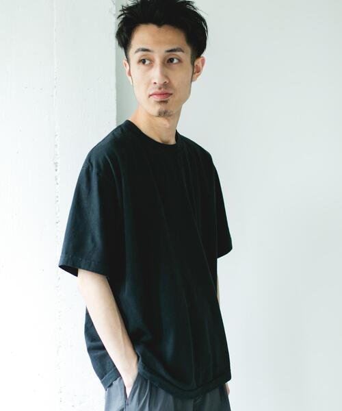 URBAN RESEARCH DOORS(アーバンリサーチドアーズ)の「MADE IN USA ガーメントダイ Tシャツ(Tシャツ/カットソー・メンズ・グリーン/ブルー/オレンジ/ブラック/ホワイト・MEDIUM/LARGE)」の3枚目の写真