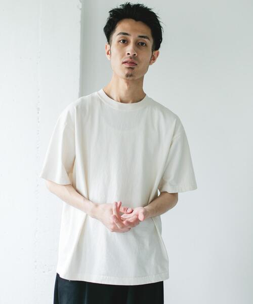 URBAN RESEARCH DOORS(アーバンリサーチドアーズ)の「MADE IN USA ガーメントダイ Tシャツ(Tシャツ/カットソー・メンズ・グリーン/ブルー/オレンジ/ブラック/ホワイト・MEDIUM/LARGE)」の19枚目の写真
