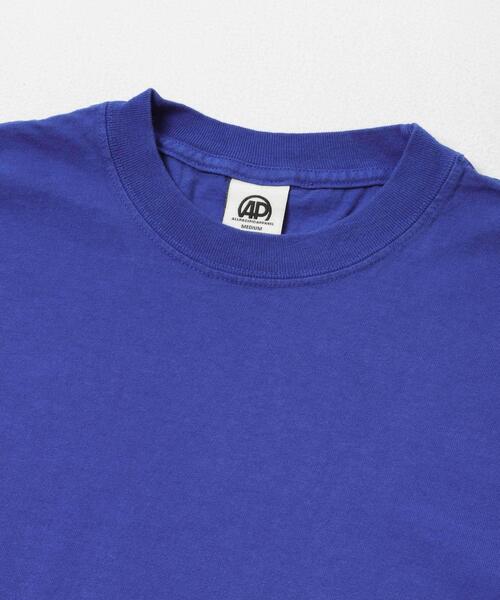 URBAN RESEARCH DOORS(アーバンリサーチドアーズ)の「MADE IN USA ガーメントダイ Tシャツ(Tシャツ/カットソー・メンズ・グリーン/ブルー/オレンジ/ブラック/ホワイト・MEDIUM/LARGE)」の6枚目の写真