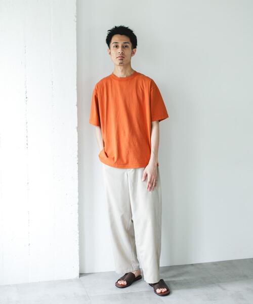 URBAN RESEARCH DOORS(アーバンリサーチドアーズ)の「MADE IN USA ガーメントダイ Tシャツ(Tシャツ/カットソー・メンズ・グリーン/ブルー/オレンジ/ブラック/ホワイト・MEDIUM/LARGE)」の14枚目の写真