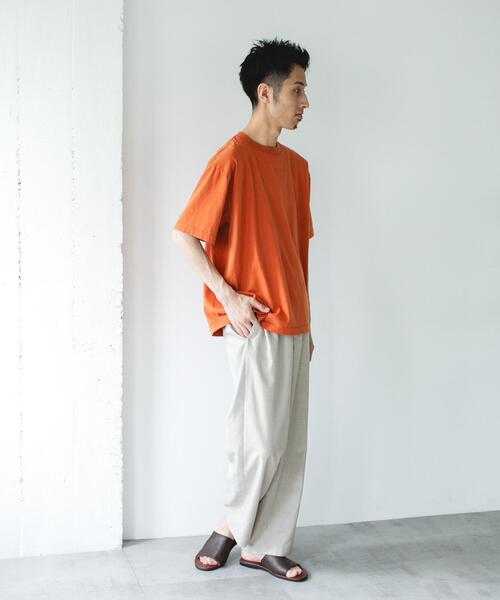 URBAN RESEARCH DOORS(アーバンリサーチドアーズ)の「MADE IN USA ガーメントダイ Tシャツ(Tシャツ/カットソー・メンズ・グリーン/ブルー/オレンジ/ブラック/ホワイト・MEDIUM/LARGE)」の15枚目の写真