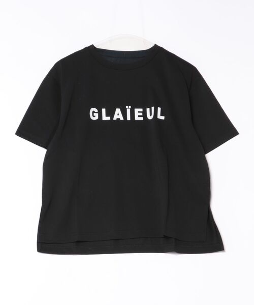 each(イーチ)の「【UVカット・接触冷感・汗染み防止】サイドスリットロゴTシャツ(Tシャツ/カットソー・レディース・ホワイト/ブラック・FREE)」の22枚目の写真