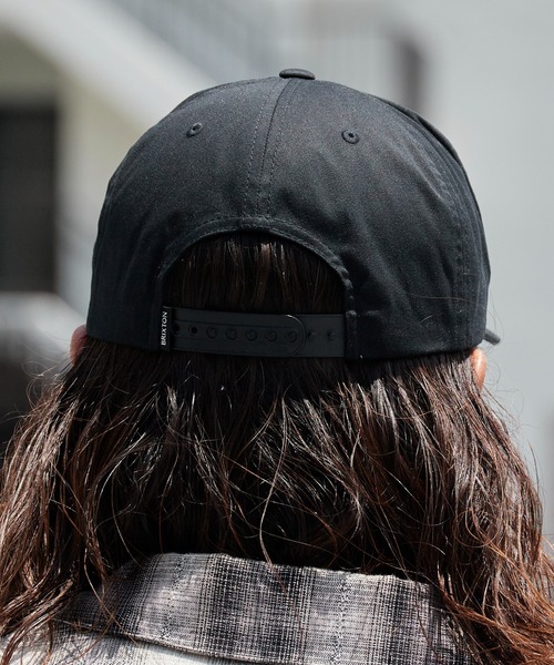 BRIXTON(ブリクストン)の「BRIXTON/ブリクストン GALLATIN MP SNAPBACK フロント刺繍 配色 ツートン バイカラー 5パネル スナップバック 吸湿 メンズ レディース 2026年 夏 夏服(キャップ・メンズ・ホワイト/ブラック・FREE)」の8枚目の写真