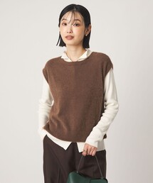 フラッフフェザー 2WAY フレンチスリーブ ニット