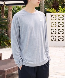 【NIKE】ナイキ ヘザーロングスリーブTee ラッシュガード UVカット