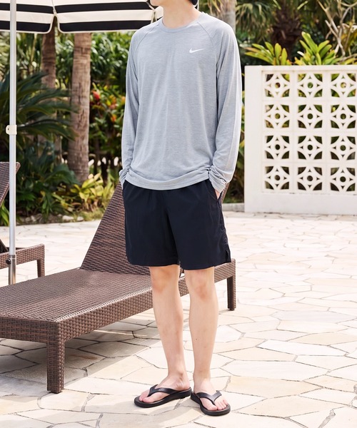 NIKE(ナイキ)の「【NIKE】ナイキ ヘザーロングスリーブTee ラッシュガード UVカット(Tシャツ/カットソー・メンズ・ブラック/グレー・XL/M/L)」の18枚目の写真