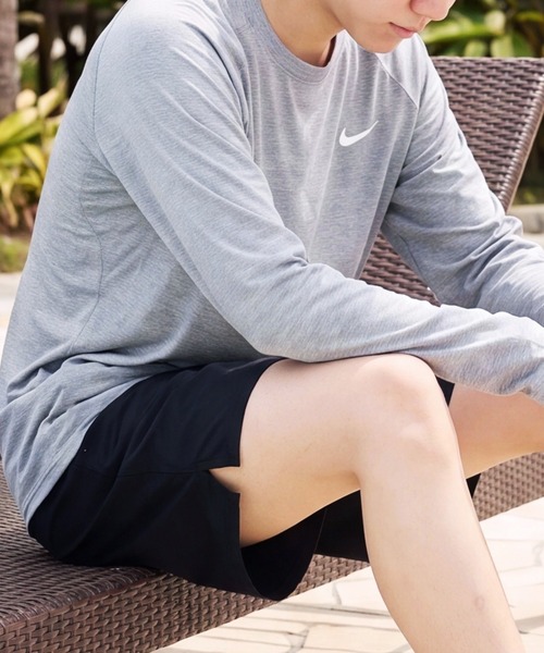 NIKE(ナイキ)の「【NIKE】ナイキ ヘザーロングスリーブTee ラッシュガード UVカット(Tシャツ/カットソー・メンズ・ブラック/グレー・XL/M/L)」の16枚目の写真