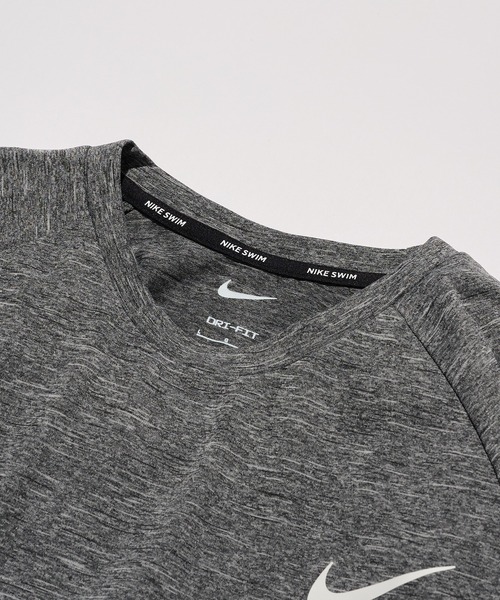 NIKE(ナイキ)の「【NIKE】ナイキ ヘザーロングスリーブTee ラッシュガード UVカット(Tシャツ/カットソー・メンズ・ブラック/グレー・XL/M/L)」の9枚目の写真