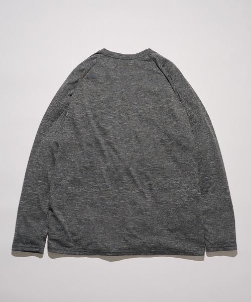 NIKE(ナイキ)の「【NIKE】ナイキ ヘザーロングスリーブTee ラッシュガード UVカット(Tシャツ/カットソー・メンズ・ブラック/グレー・XL/M/L)」の8枚目の写真