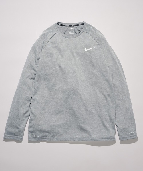 NIKE(ナイキ)の「【NIKE】ナイキ ヘザーロングスリーブTee ラッシュガード UVカット(Tシャツ/カットソー・メンズ・ブラック/グレー・XL/M/L)」の19枚目の写真