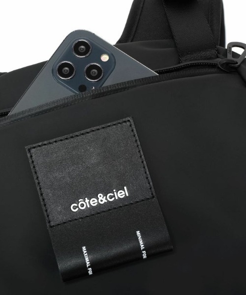 Cote&Ciel(コートエシエル)の「【cote&ciel/コートエシエル】 Saru Obsidian Black / バックパック リュック(バックパック/リュック・メンズ・ブラック・FREE)」の4枚目の写真