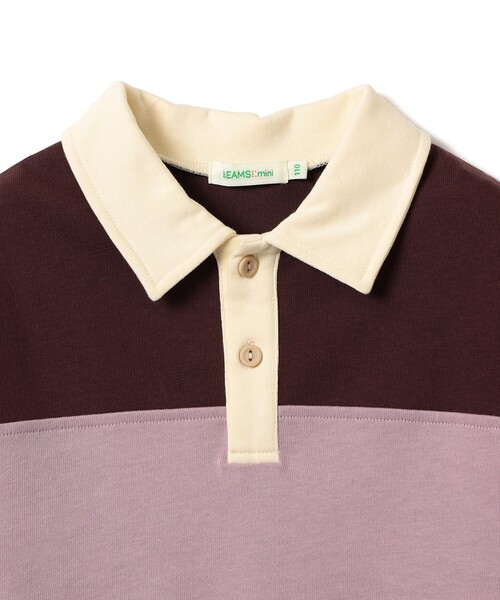 BEAMS mini（ビームスミニ）の「【WEB限定】ラガーシャツ 2026FW（90～140cm）プチプラ キッズ服 人気 通園 通学（Tシャツ/カットソー・キッズ・ブラウン/ネイビー・90/140/130/120/110/100）」の10枚目の写真