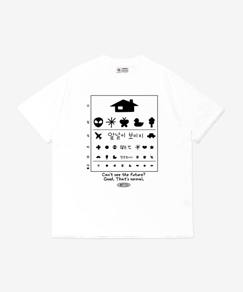 BALLOON FRIENDS(バルーンフレンズ)の「前が見えないのは正常フィロソフィTシャツ(Tシャツ/カットソー・レディース・その他・SMALL/LARGE/MEDIUM)」の1枚目の写真