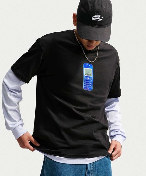 NIKE SB(ナイキエスビー)の「ナイキ SB スケートボード Tシャツ / Nike SB Skate T-Shirt IM4425-010 Black(Tシャツ/カットソー・メンズ・ブラック・M/L/XL/S/2XL)」の3枚目の写真