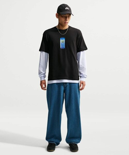 NIKE SB(ナイキエスビー)の「ナイキ SB スケートボード Tシャツ / Nike SB Skate T-Shirt IM4425-010 Black(Tシャツ/カットソー・メンズ・ブラック・M/L/XL/S/2XL)」の4枚目の写真