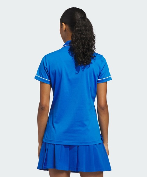 adidas(アディダス)の「オリジナルス ソリッド ポロ【adidas Golf/アディダスゴルフ】(ポロシャツ・レディース・ブルー・LARGE/MEDIUM/SMALL/X-LARGE/X-SMALL)」の2枚目の写真