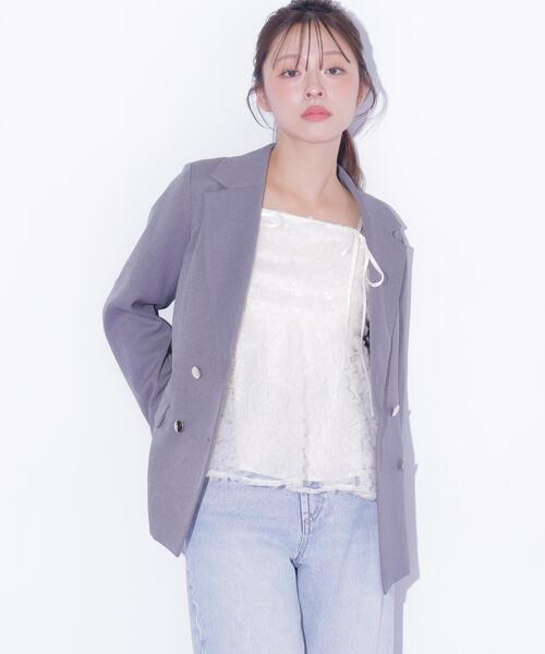 JILL by JILL STUART(ジルバイジルスチュアート)の「フラワーチュールキャミブラウス(シャツ/ブラウス・レディース・ブルー/ホワイト/ピンク・FREE)」の22枚目の写真