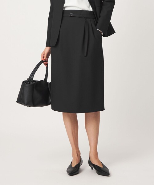 green label relaxing（グリーンレーベルリラクシング）の「［size SHORT/TALLあり］ライト ダブルクロス タイトスカート（スカート・レディース・ベージュ/ブラック/ネイビー/グレー・34/36/38/SHORT/40/42/44/46/TALL）」の11枚目の写真