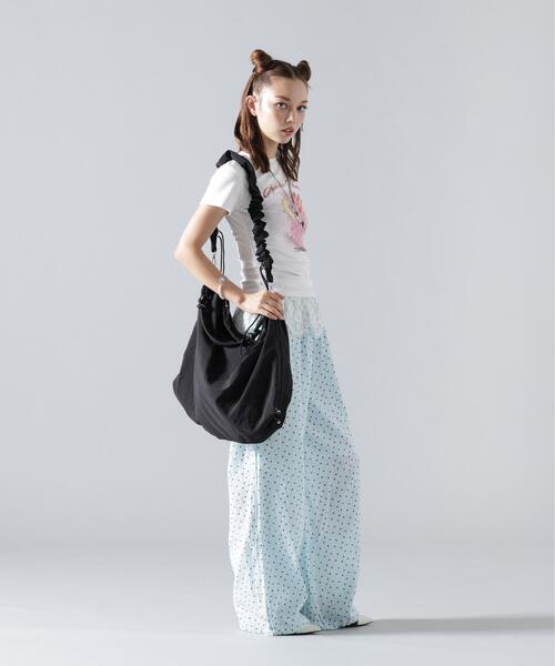 B'2nd(ビーセカンド)の「MAVYTH/メヴィス/2WAY NYLON BAG(ショルダーバッグ・レディース・ホワイト/ブラック・F)」の5枚目の写真