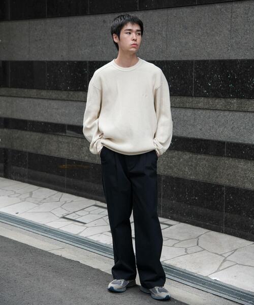Snow Peak(スノーピーク)の「『別注』Snow Peak Apparel×DOORS HEAVYWEIGHT WAFFLE PULLOVER 26AW(Tシャツ/カットソー・メンズ・ブラウン/ブラック/アイボリー・MEDIUM/X-LARGE/LARGE)」の7枚目の写真