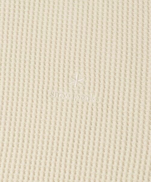 Snow Peak(スノーピーク)の「『別注』Snow Peak Apparel×DOORS HEAVYWEIGHT WAFFLE PULLOVER 26AW(Tシャツ/カットソー・メンズ・ブラウン/ブラック/アイボリー・MEDIUM/X-LARGE/LARGE)」の10枚目の写真