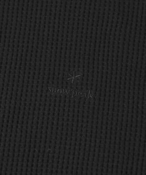 Snow Peak(スノーピーク)の「『別注』Snow Peak Apparel×DOORS HEAVYWEIGHT WAFFLE PULLOVER 26AW(Tシャツ/カットソー・メンズ・ブラウン/ブラック/アイボリー・MEDIUM/X-LARGE/LARGE)」の19枚目の写真
