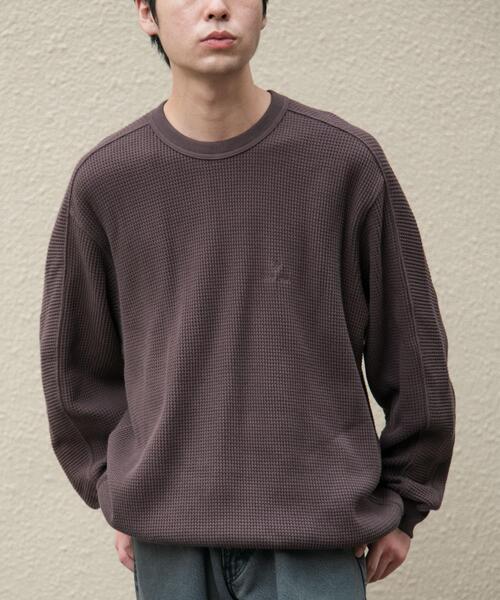 Snow Peak(スノーピーク)の「『別注』Snow Peak Apparel×DOORS HEAVYWEIGHT WAFFLE PULLOVER 26AW(Tシャツ/カットソー・メンズ・ブラウン/ブラック/アイボリー・MEDIUM/X-LARGE/LARGE)」の20枚目の写真