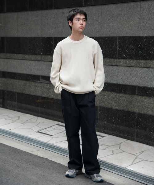 Snow Peak(スノーピーク)の「『別注』Snow Peak Apparel×DOORS HEAVYWEIGHT WAFFLE PULLOVER(Tシャツ/カットソー・メンズ・ブラウン/ブラック/アイボリー・MEDIUM/X-LARGE/LARGE)」の7枚目の写真