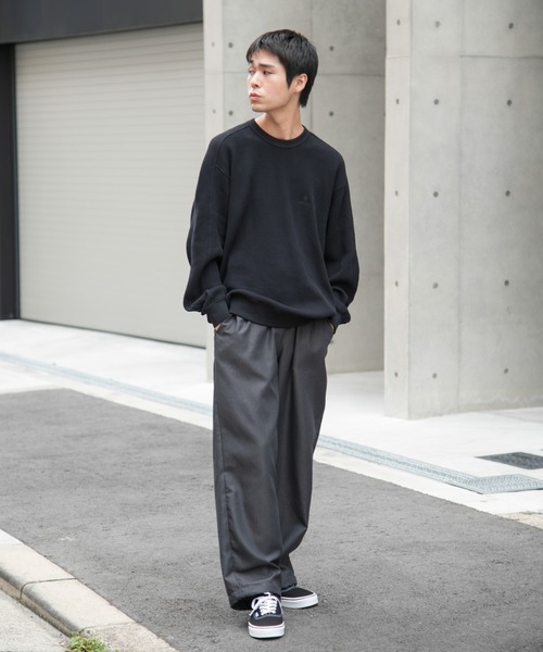 Snow Peak(スノーピーク)の「『別注』Snow Peak Apparel×DOORS HEAVYWEIGHT WAFFLE PULLOVER(Tシャツ/カットソー・メンズ・ブラウン/ブラック/アイボリー・MEDIUM/X-LARGE/LARGE)」の13枚目の写真
