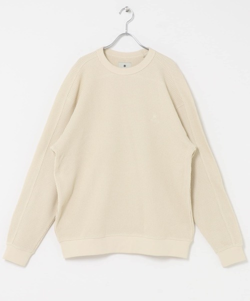 Snow Peak(スノーピーク)の「『別注』Snow Peak Apparel×DOORS HEAVYWEIGHT WAFFLE PULLOVER(Tシャツ/カットソー・メンズ・ブラウン/ブラック/アイボリー・MEDIUM/X-LARGE/LARGE)」の22枚目の写真
