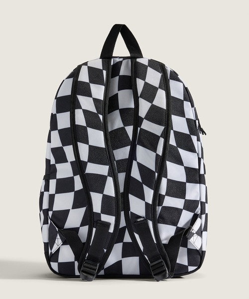 VANS（バンズ）の「OLD SKOOL TREK バックパック / Old Skool Trek Backpack CHECKE VN000HRHFS81（バックパック/リュック・メンズ・ブラック×ホワイト・ONE SIZE）」の3枚目の写真