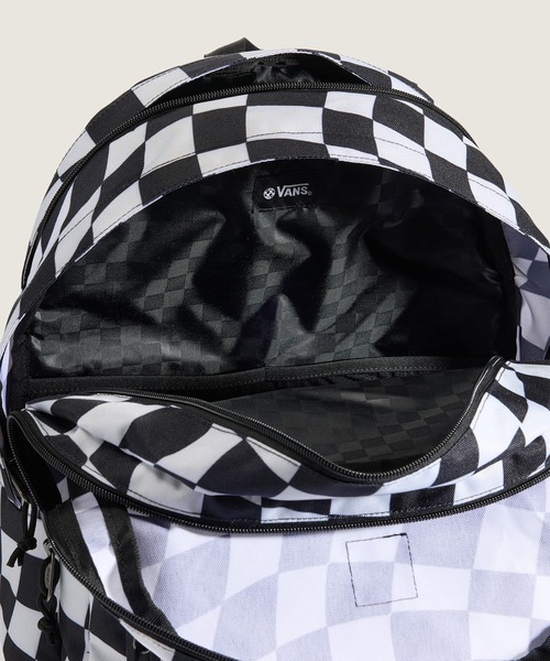 VANS（バンズ）の「OLD SKOOL TREK バックパック / Old Skool Trek Backpack CHECKE VN000HRHFS81（バックパック/リュック・メンズ・ブラック×ホワイト・ONE SIZE）」の5枚目の写真