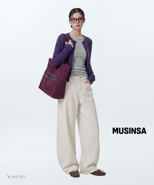 MUSINSA STANDARD WOMAN（ムシンサスタンダードウーマン）の「ウィメンズソフトリブ長袖Tシャツ[ミディアムグレー]（Tシャツ/カットソー・レディース・その他・X-SMALL/SMALL/MEDIUM/LARGE）」の5枚目の写真