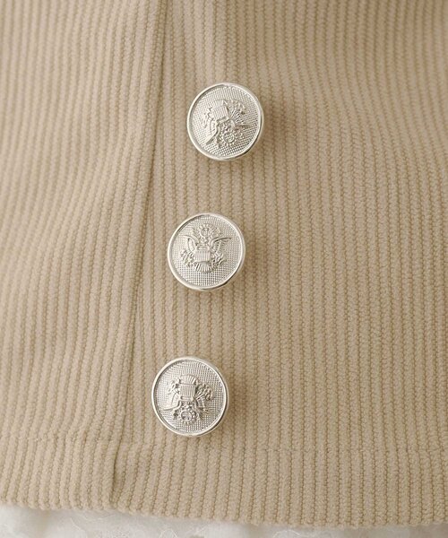 Belle Charme(ベルシャルム)の「【Belle Charme】Cordurey Frill Tops(シャツ/ブラウス・レディース・ブラウン/ブラック/ベージュ・FREE)」の17枚目の写真