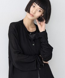 【WEB限定】フェイクレイヤードシアーカーディガン