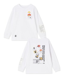 CHUMS（チャムス）の「【CHUMS】Kids Space Food Time Brushed L/S T-Shirt（Tシャツ/カットソー）」