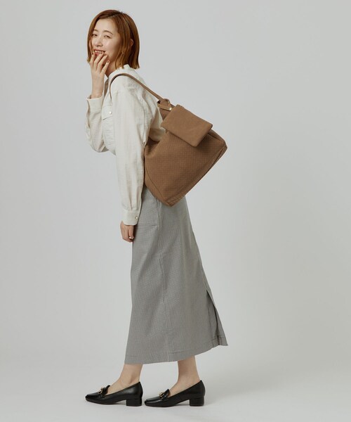 grove（グローブ）の「ポーチ付きメッシュワンショルダー（ショルダーバッグ・レディース・ブラウン系その他/キャメル/ベージュ系その他6/ブラック・00）」の16枚目の写真