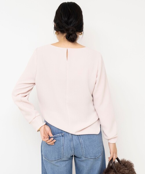 NOLLEY’S Sophi(ノーリーズソフィ)の「ジョーゼットTブラウス(シャツ/ブラウス・レディース・ホワイト/ベビーピンク・38)」の19枚目の写真