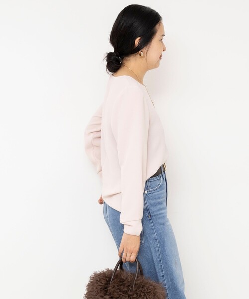 NOLLEY’S Sophi(ノーリーズソフィ)の「ジョーゼットTブラウス(シャツ/ブラウス・レディース・ホワイト/ベビーピンク・38)」の20枚目の写真