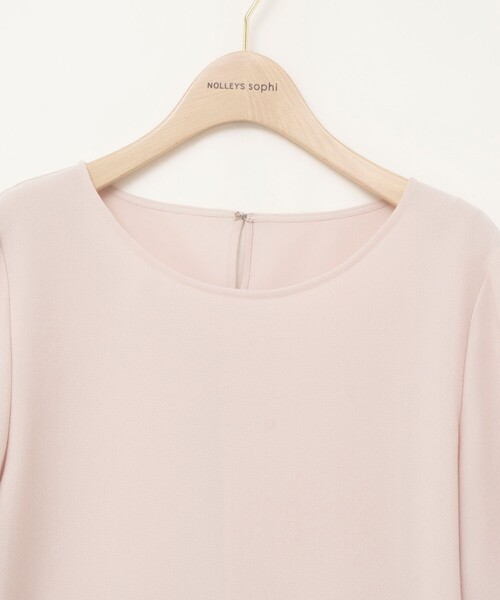 NOLLEY’S Sophi(ノーリーズソフィ)の「ジョーゼットTブラウス(シャツ/ブラウス・レディース・ホワイト/ベビーピンク・38)」の17枚目の写真