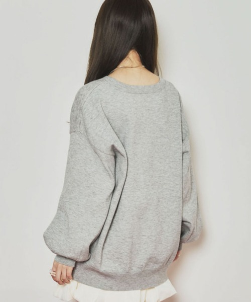 archives(アルシーヴ)の「ツインドッグジャガードニットPO(Tシャツ/カットソー・レディース・グレー/ワイン/チャコールグレー・MEDIUM)」の13枚目の写真