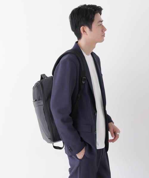 NANO universe(ナノユニバース)の「「Damerino」メランジエアシャークストレッチセットアップ/WASHABLE(セットアップ・メンズ・ダークグレー/ダークカーキ/ネイビー・M/L/XL/S)」の21枚目の写真