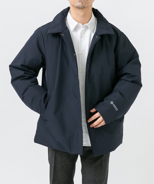 URBAN RESEARCH ROSSO MEN(アーバンリサーチロッソメン)の「『別注』+phenix WINDSTOPPER by GORE-TEX LABS スタンドダウンジャケット(ダウンジャケット/コート・メンズ・ブラック/ブラウン/ネイビー・MEDIUM/LARGE/X-LARGE)」の4枚目の写真