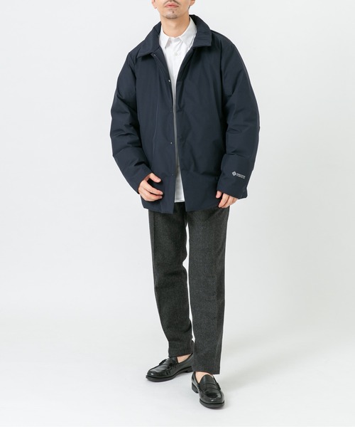 URBAN RESEARCH ROSSO MEN(アーバンリサーチロッソメン)の「『別注』+phenix WINDSTOPPER by GORE-TEX LABS スタンドダウンジャケット(ダウンジャケット/コート・メンズ・ブラック/ブラウン/ネイビー・MEDIUM/LARGE/X-LARGE)」の6枚目の写真