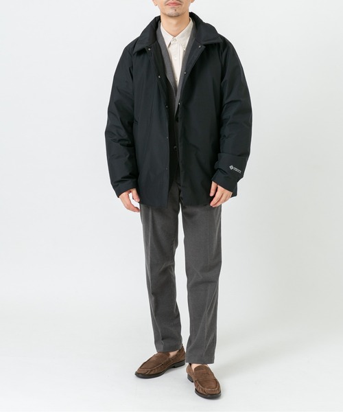 URBAN RESEARCH ROSSO MEN(アーバンリサーチロッソメン)の「『別注』+phenix WINDSTOPPER by GORE-TEX LABS スタンドダウンジャケット(ダウンジャケット/コート・メンズ・ブラック/ブラウン/ネイビー・MEDIUM/LARGE/X-LARGE)」の9枚目の写真