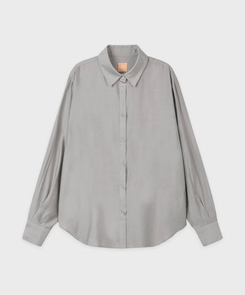 SINOON(シヌーン)の「シアールーズシャツ (ライトグレー)(シャツ/ブラウス・レディース・ライトグレー・SMALL/MEDIUM)」の5枚目の写真