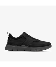Clarks（クラークス）の「Step365 Style／ステップ365スタイル(ブラック オイリーレザー)（スニーカー）」