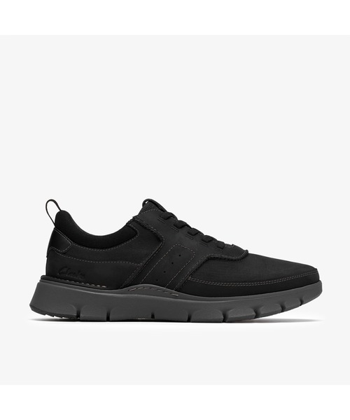 Clarks(クラークス)の「Step365 Style/ステップ365スタイル(ブラック オイリーレザー)(スニーカー・メンズ・ブラック・UK9.5/UK10/UK10.5/UK11/UK9/UK6/UK7.5/UK8/UK8.5/UK6.5/UK7)」の1枚目の写真